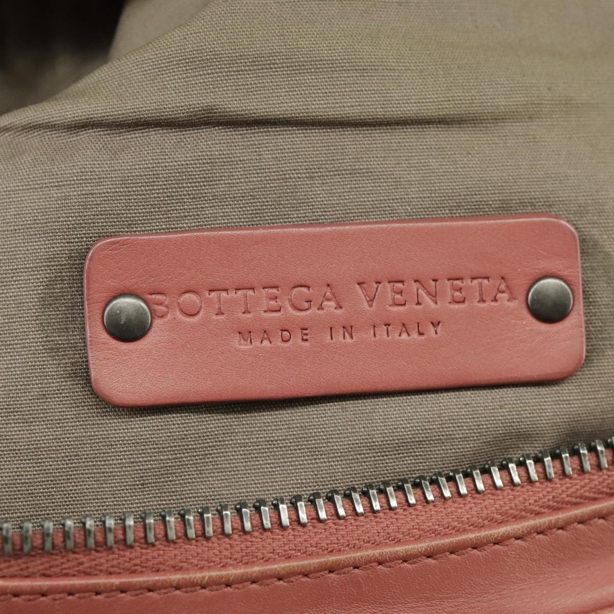 BOTTEGAVENETA BOTTEGAVENETA BOTTEGA VENETA Waist bag Leather Pink Authentic am7105