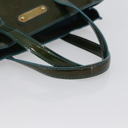 Louis Vuitton LOUIS VUITTON Monogram Vernis Wilshire PM Bag Blue Lagon M91724 LV Authentic bs33564