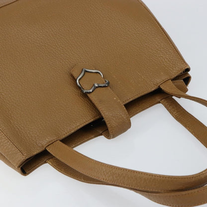 Saint Laurent SAINT LAURENT Hand Bag Leather Brown Authentic 149374