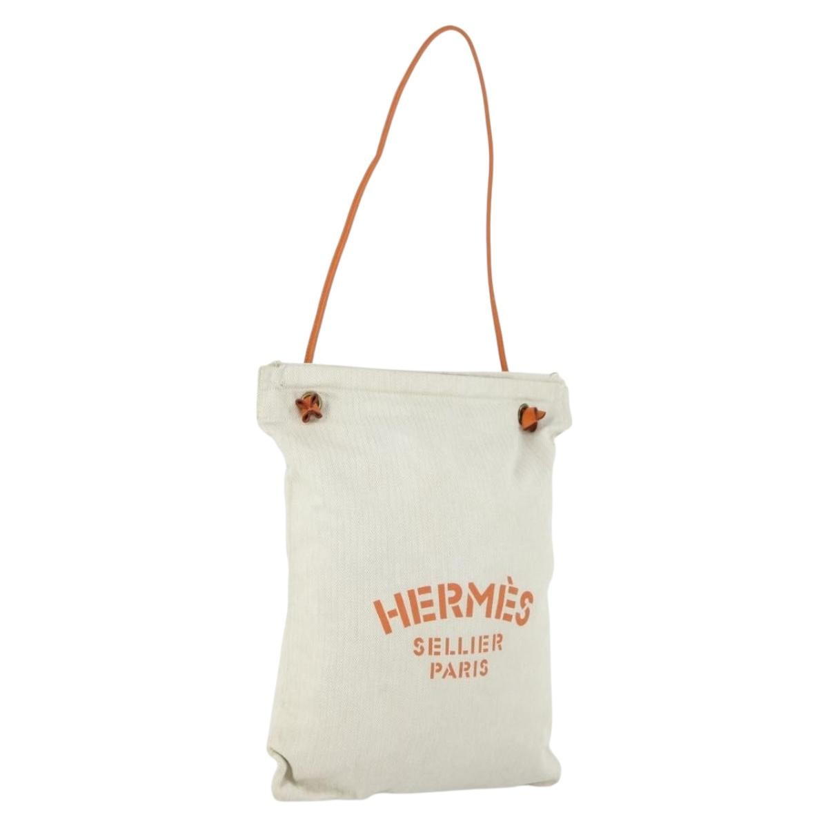 Hermès Hermès HERMES Aline PM Shoulder Bag Cotton Beige Gold Authentic 161728