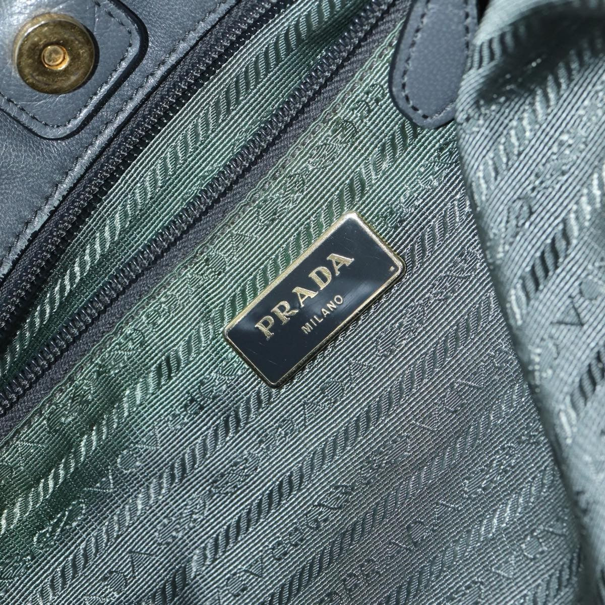 Prada PRADA Hand Bag Nylon 2way Khaki Authentic 77763