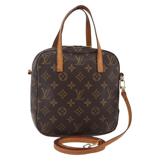 Louis Vuitton LOUIS VUITTON Monogram Spontini Hand Bag M47500 LV Authentic 147162
