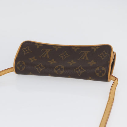 Louis Vuitton LOUIS VUITTON Monogram Pochette Twin PM Shoulder Bag M51854 LV Authentic ka3263