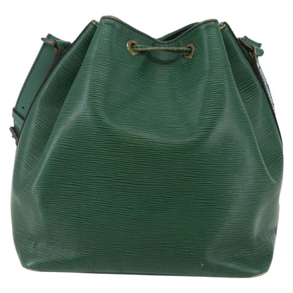 Louis Vuitton LOUIS VUITTON Epi Petit Noe Shoulder Bag Green M44104 LV Authentic 144617