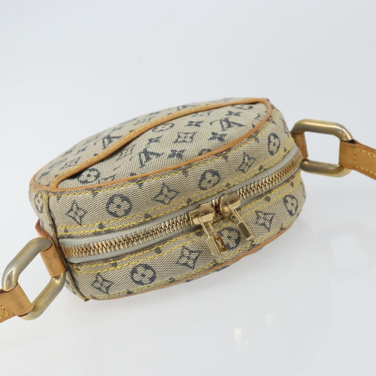 Louis Vuitton LOUIS VUITTON Monogram Mini Jeanne PM Shoulder Bag Blue M92001 LV Authentic 164196