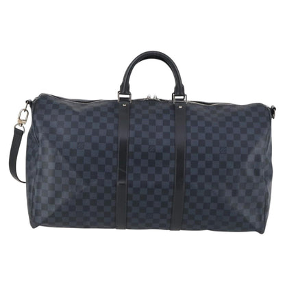 Louis Vuitton LOUIS VUITTON Damier Cobalt Keepall Bandouliere 55 Boston Bag N41356 Authentic 140505