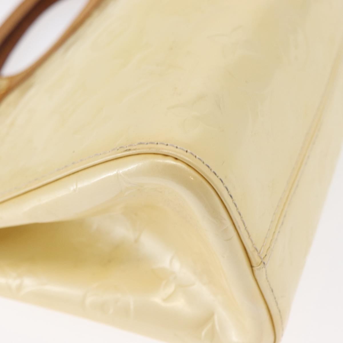 Louis Vuitton LOUIS VUITTON Monogram Vernis Roxbury Drive Hand Bag Perle M91374 LV Authentic 156779