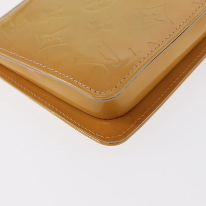 Louis Vuitton LOUIS VUITTON Monogram Vernis Lexington Accessory Pouch Beige M91010 Authentic 162728 Bag