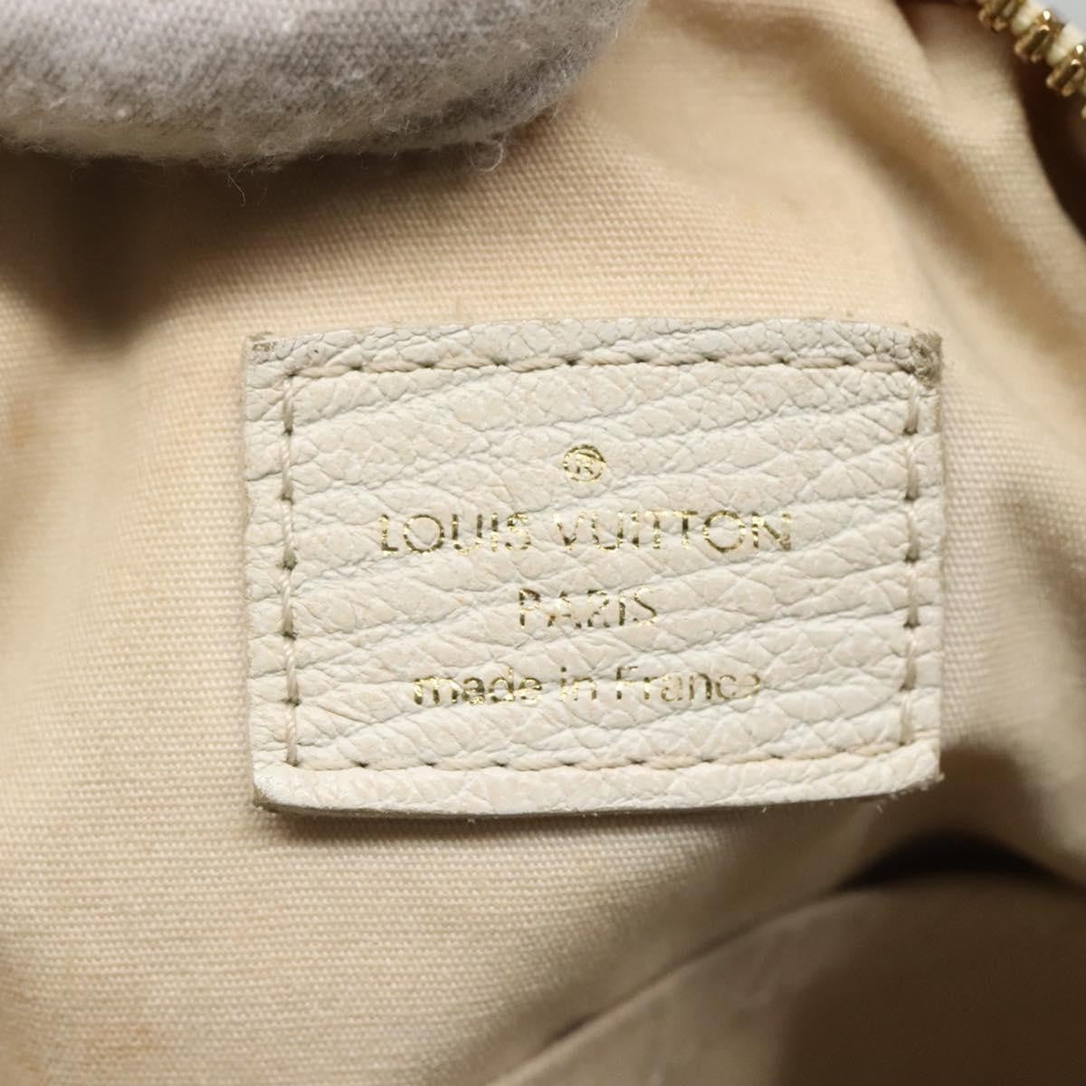 Louis Vuitton LOUIS VUITTON Mini Lin Marina GM Hand Bag Croisette 2way Pink M95493 Authentic EC192