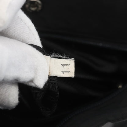 Prada PRADA Hand Bag Nylon Black Silver Authentic 153784