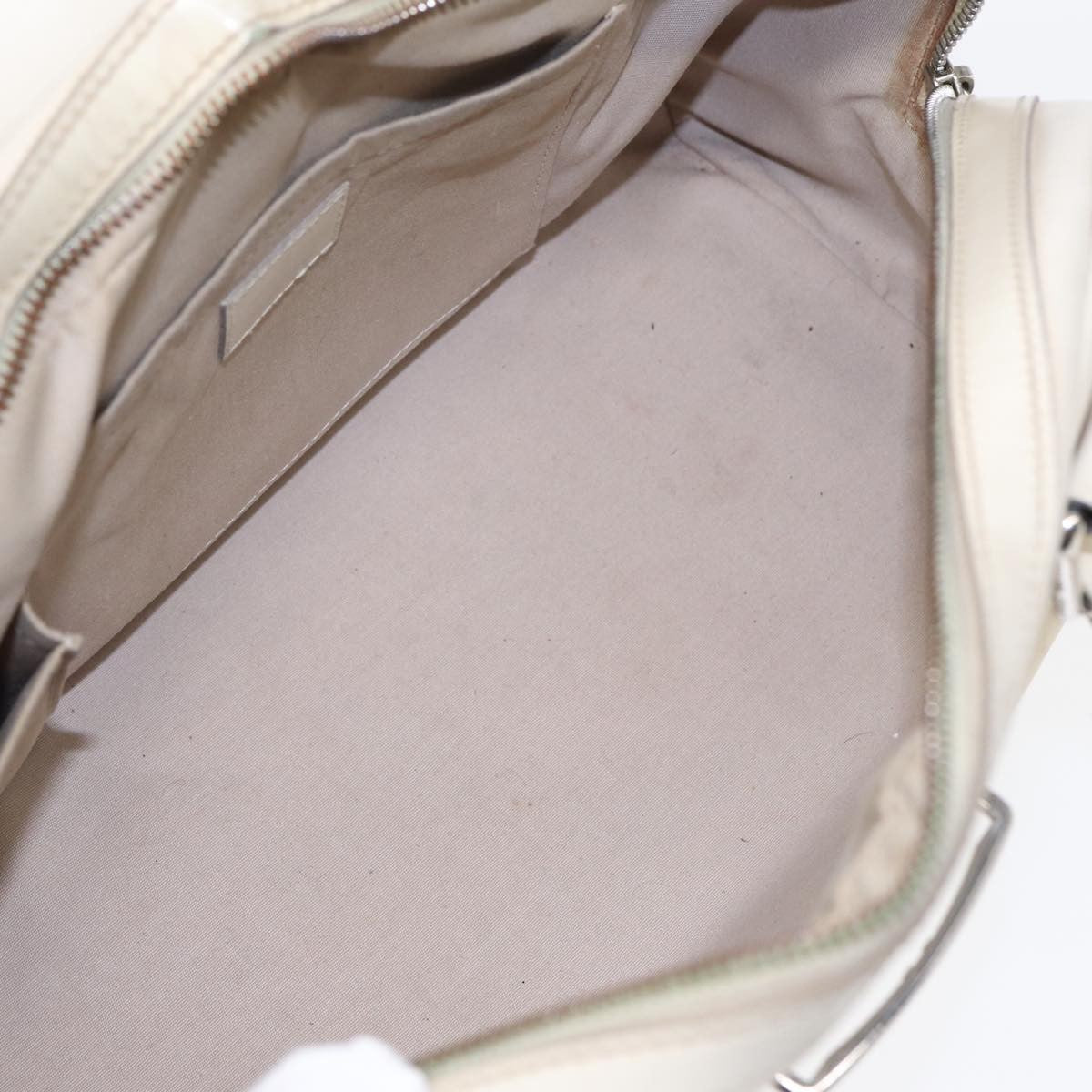 Louis Vuitton LOUIS VUITTON Epi Boring Montaigne GM Hand Bag White Yvoire M5931J LV Authentic 87942