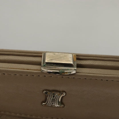 Celine CELINE Hand Bag Leather Beige Authentic 117663