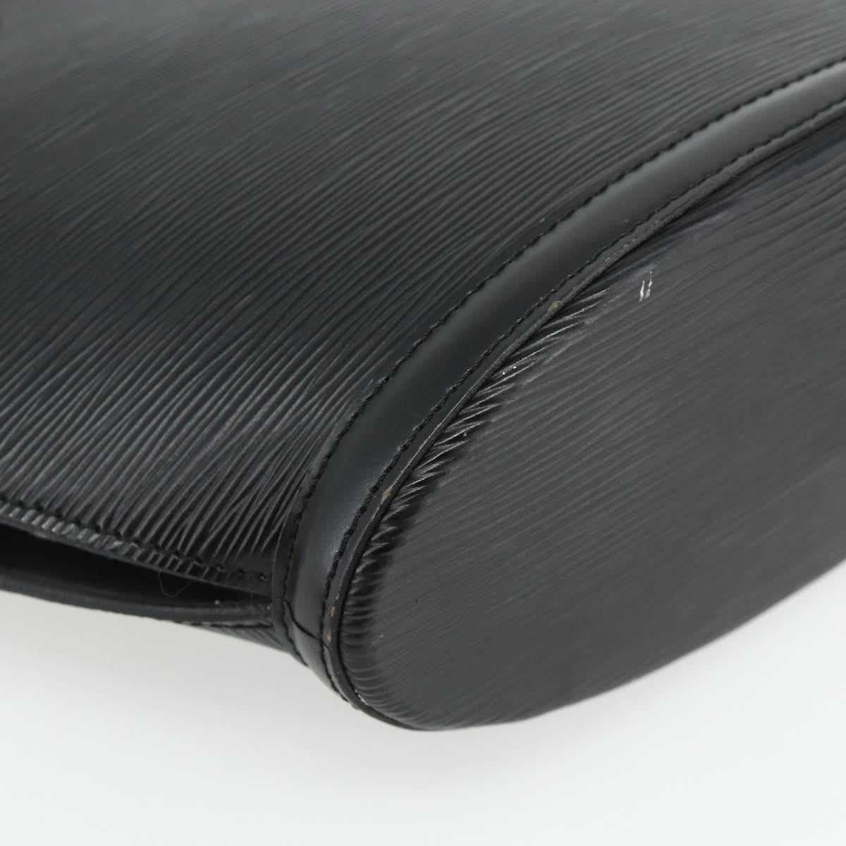 Louis Vuitton LOUIS VUITTON Epi Saint Jacques Hand Bag Black M52272 LV Authentic 175051