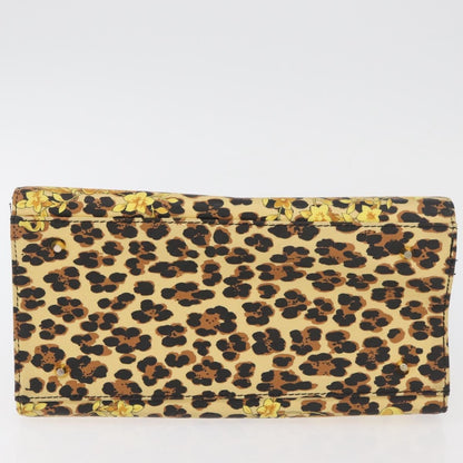 Versace VERSACE Hand Bag PVC Leather Yellow Gold Authentic 177929