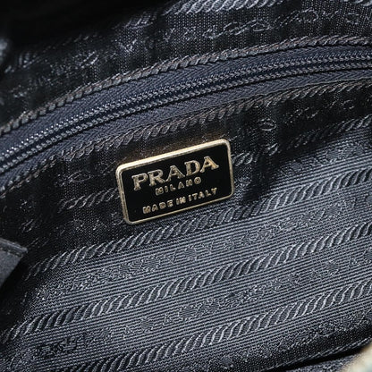 Prada PRADA Chain Tote Bag Nylon Black Gold Authentic 178129