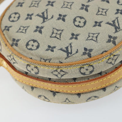 Louis Vuitton LOUIS VUITTON Monogram Mini Jeanne PM Shoulder Bag Blue M92001 LV Authentic 164196