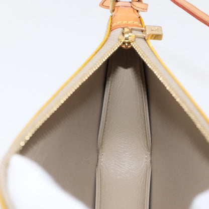 Louis Vuitton LOUIS VUITTON Monogram Vernis Lexington Accessory Pouch Beige M91010 Authentic 165721 Bag