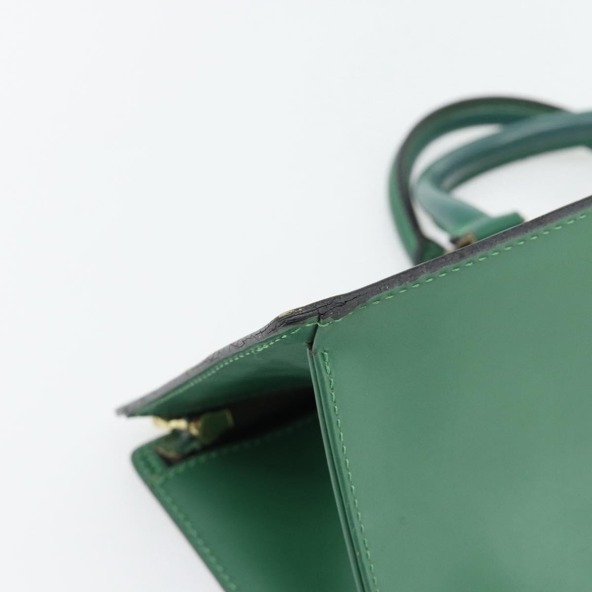 Louis Vuitton LOUIS VUITTON Epi Sac Triangle Hand Bag Green M52094 LV Authentic 181752