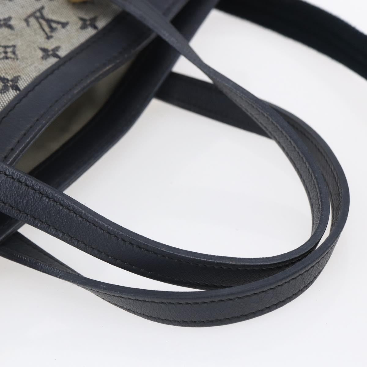 Louis Vuitton LOUIS VUITTON Monogram Mini Fran?oise Tote Bag 2way Blue M92208 LV Authentic 151081