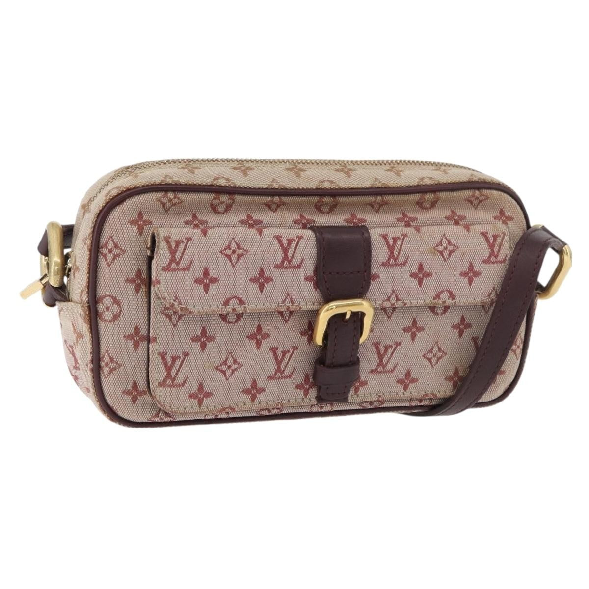 Louis Vuitton LOUIS VUITTON Monogram Mini Juliet MM Shoulder Bag Red M92219 LV Authentic 177057