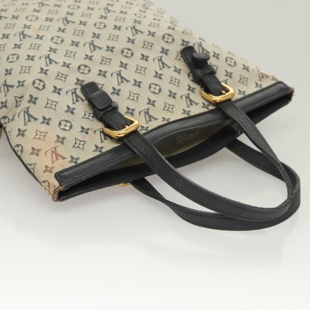 Louis Vuitton LOUIS VUITTON Monogram Mini Fran?oise Tote Bag 2way Blue M92208 LV Authentic 129802