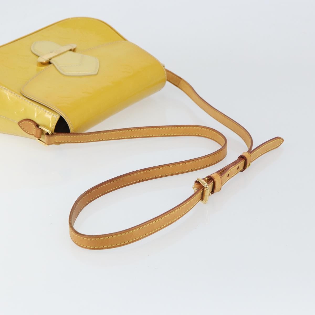 Louis Vuitton LOUIS VUITTON Vernis Bell Flower GM Shoulder Bag Broncorail M91706 Authentic BA9045