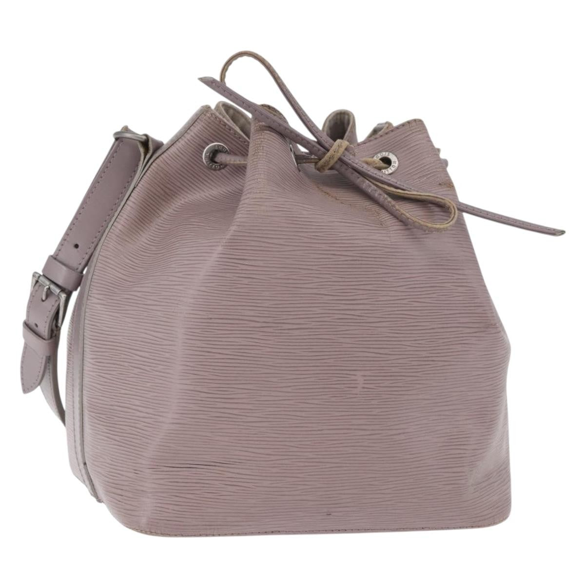 Louis Vuitton LOUIS VUITTON Epi Petit Noe Shoulder Bag Lilac M4410B LV Authentic 179433