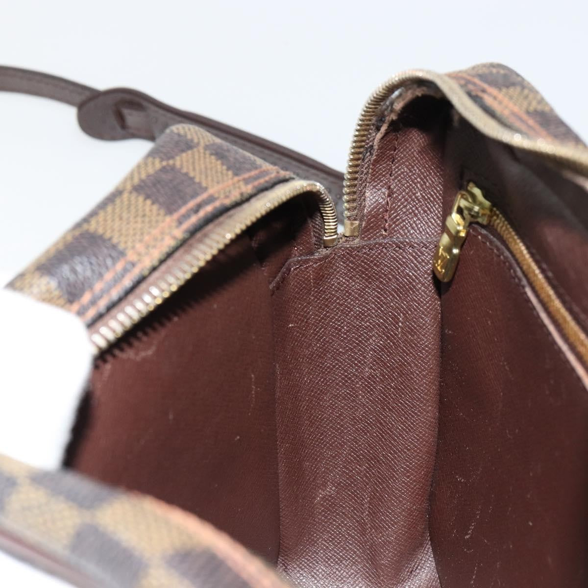 Louis Vuitton LOUIS VUITTON Damier Ebene Trocadero 27 Shoulder Bag SPO N48085 LV Authentic 180428