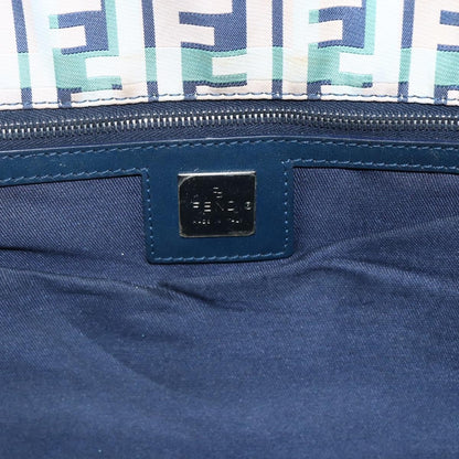 Fendi FENDI Zucca Canvas Tote Bag Navy Authentic 147615