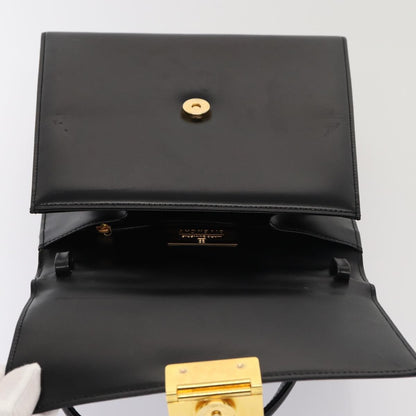 Givenchy GIVENCHY Hand Bag Leather Black Authentic am6590
