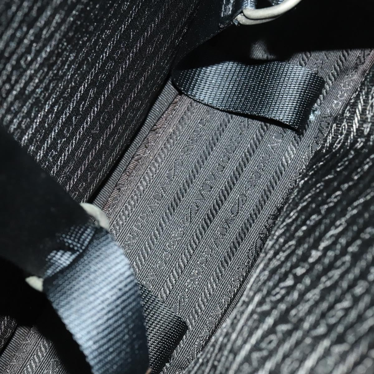 Prada PRADA Trunk Nylon 2 Set Black Authentic 174973 Bag