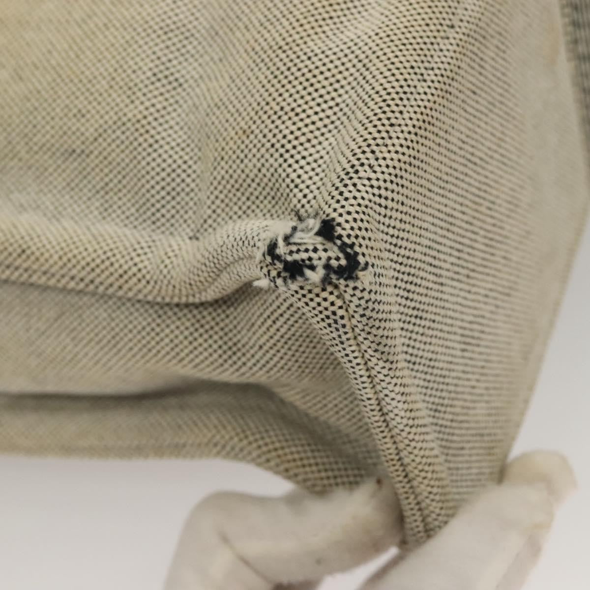 Hermès Hermès HERMES Fourre Tout MM Hand Bag Canvas Gray Silver Authentic 133159