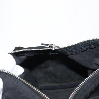 Prada PRADA Hand Bag Nylon Black Silver Authentic 153944