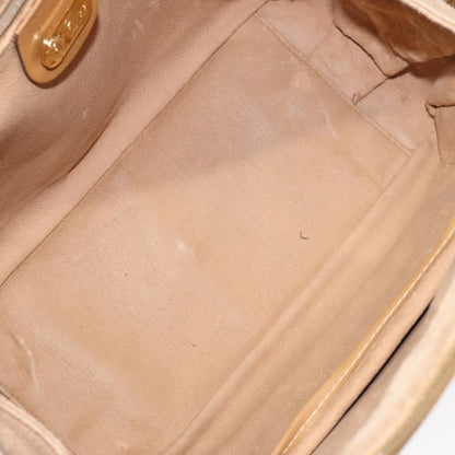 Gucci GUCCI Micro GG Supreme Hand Bag PVC Beige Gold 000 39 0030 Authentic BA2146