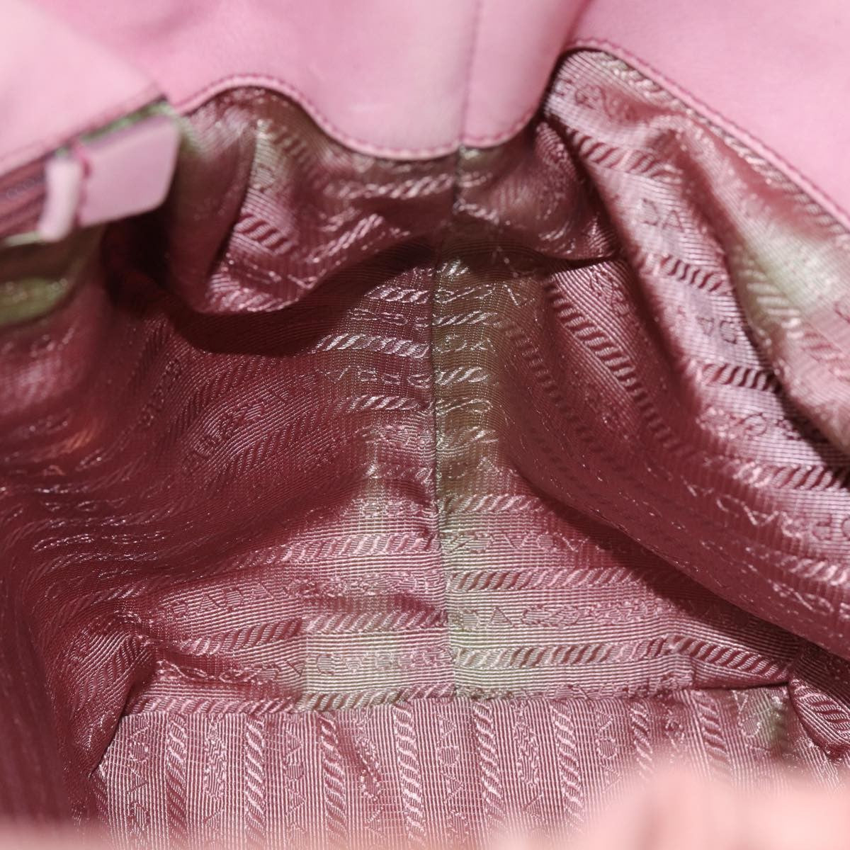 Prada PRADA Hand Bag Nylon 2way Pink Authentic 75584