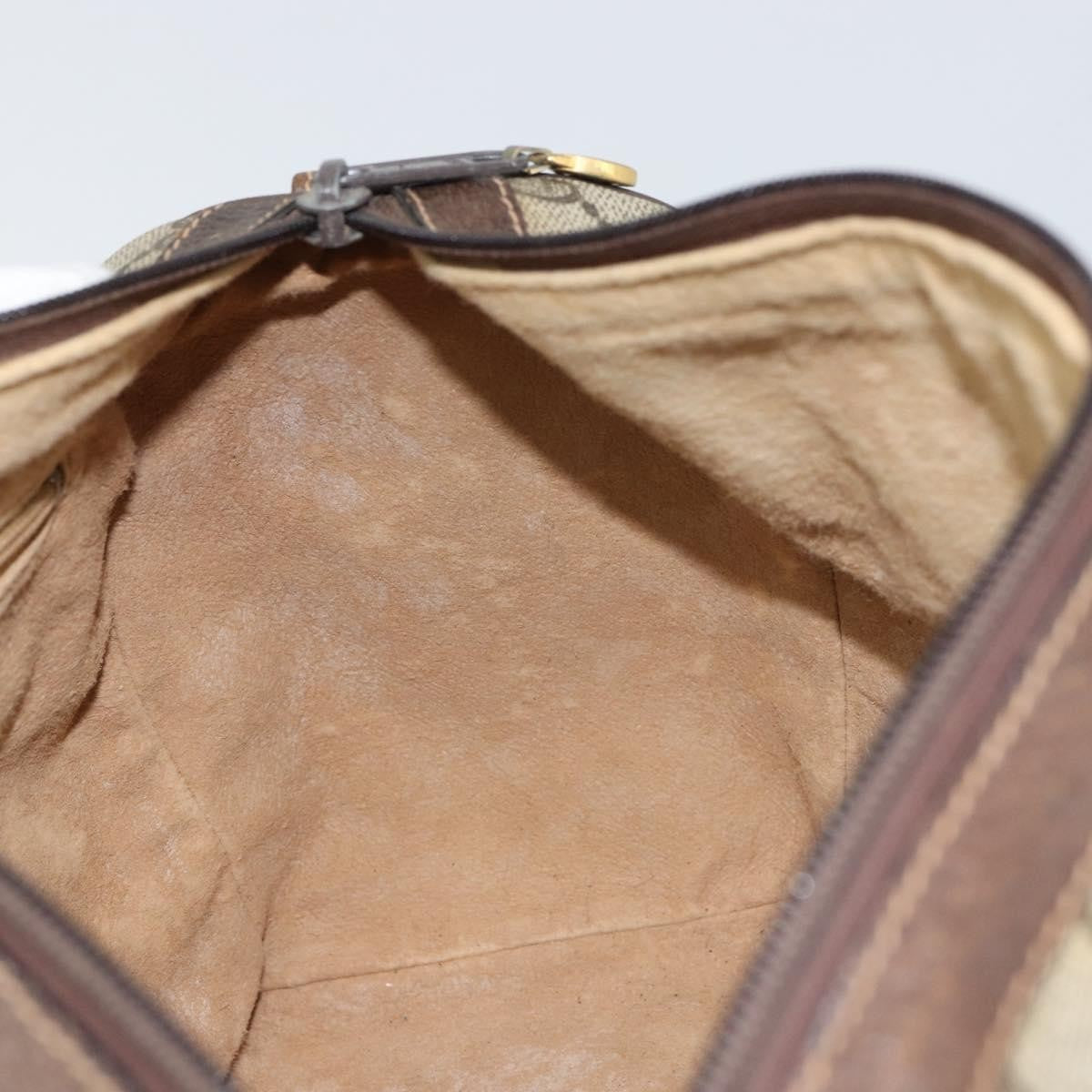 Gucci GUCCI GG Supreme Web Sherry Line Boston Bag PVC Beige Gold 010 378 Authentic 159328