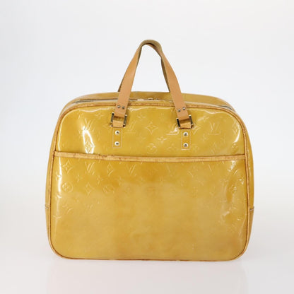 Louis Vuitton LOUIS VUITTON Monogram Vernis Tote Bag 2 Set Beige LV Authentic 144959