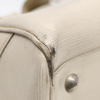 Louis Vuitton LOUIS VUITTON Epi Boring Montaigne GM Hand Bag White Yvoire M5931J LV Authentic 87942
