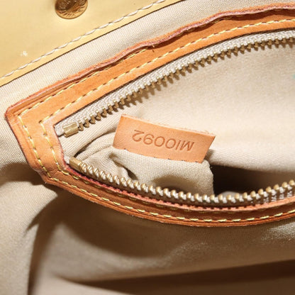 Louis Vuitton LOUIS VUITTON Monogram Vernis Reade PM Hand Bag Beige M91334 LV Authentic ep10940