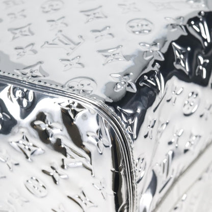 Louis Vuitton LOUIS VUITTON Monogram Miroir Keepall 55 Bag Silver Argent M95275 Authentic yk18156SM