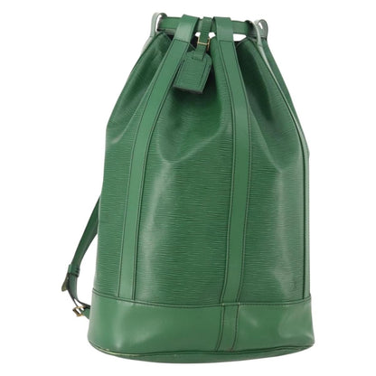 Louis Vuitton LOUIS VUITTON Epi Randonnee GM Shoulder Bag Green M43084 LV Authentic SW2146
