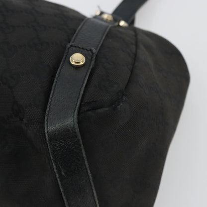 Gucci GUCCI GG Canvas Abbey Tote Bag Black Gold 130736 Authentic 179901