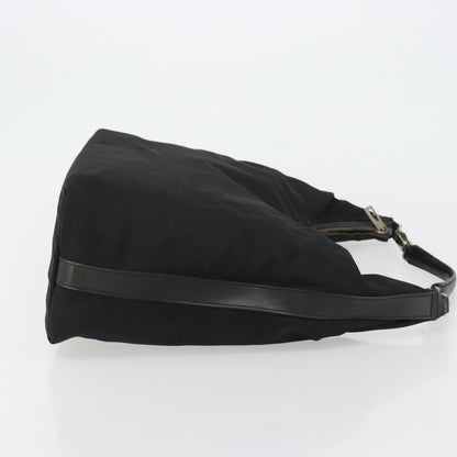 Gucci GUCCI Shoulder Bag Nylon Black Silver 001 1955 3444 Authentic 175342