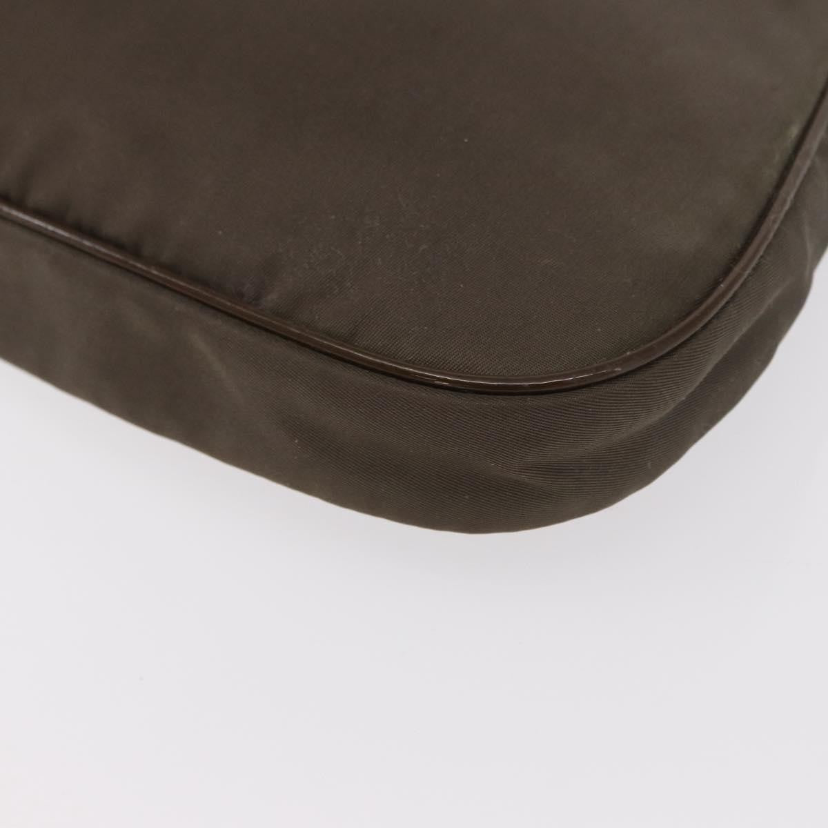 Prada PRADA Shoulder Bag Nylon Brown Authentic 153825