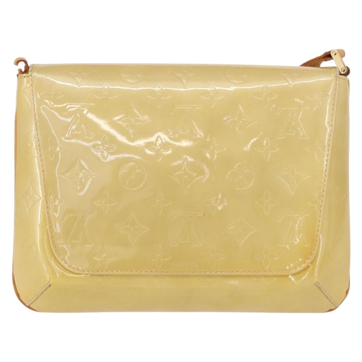 Louis Vuitton LOUIS VUITTON Monogram Vernis Thompson Street Bag Beige M91301 LV Authentic 156991