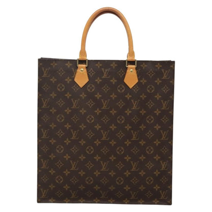 Louis Vuitton LOUIS VUITTON Monogram Sac Plat Hand Bag M51140 LV Authentic 132837