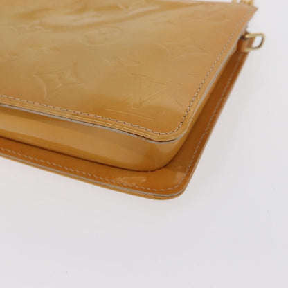 Louis Vuitton LOUIS VUITTON Monogram Vernis Lexington Accessory Pouch Beige M91010 Authentic 162728 Bag
