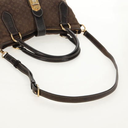 Louis Vuitton LOUIS VUITTON Monogram Idylle Elegy Hand Bag Black M56696 LV Authentic bs31637