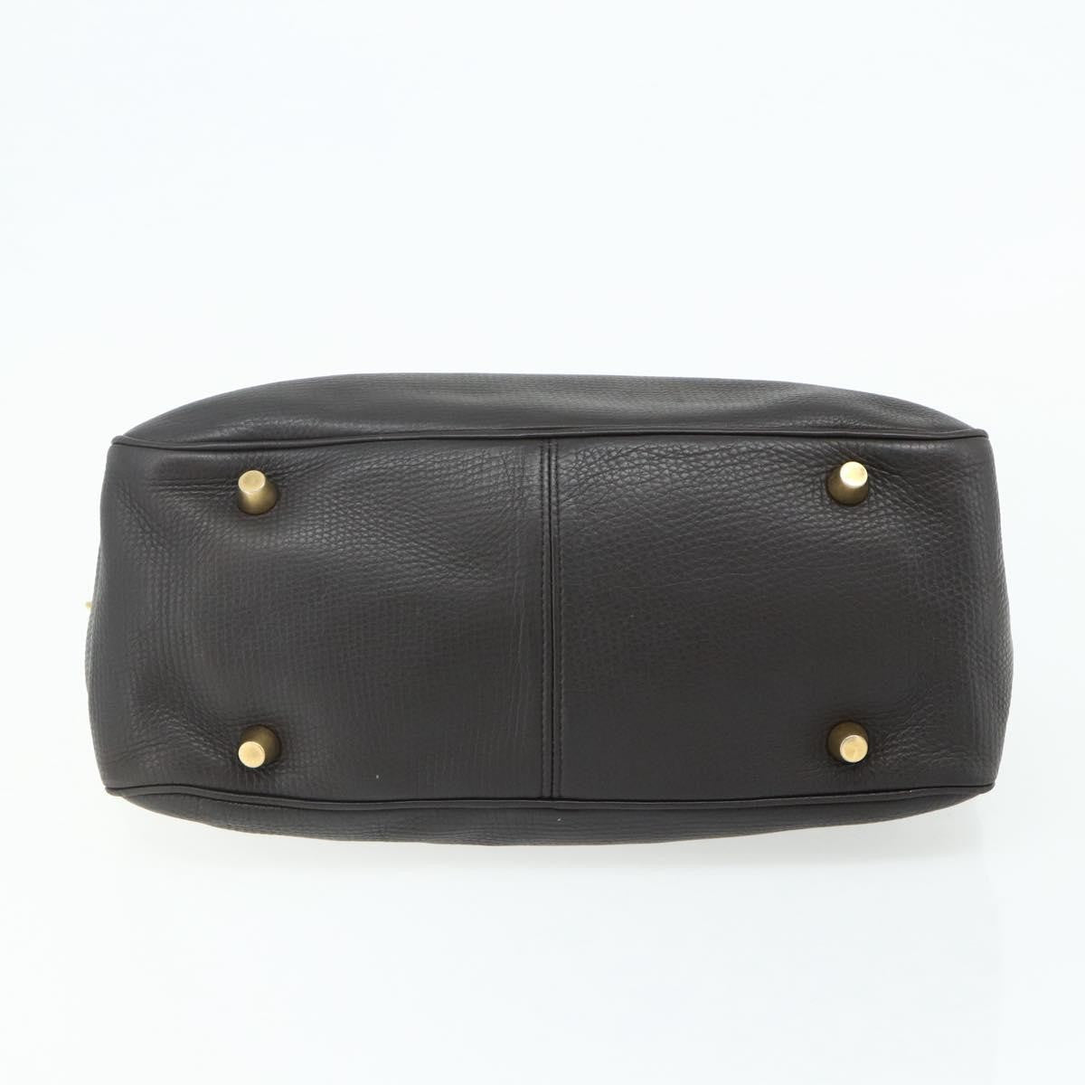 Celine CELINE New Boogie Bag Hand Bag Leather Brown Gold Authentic 179282A