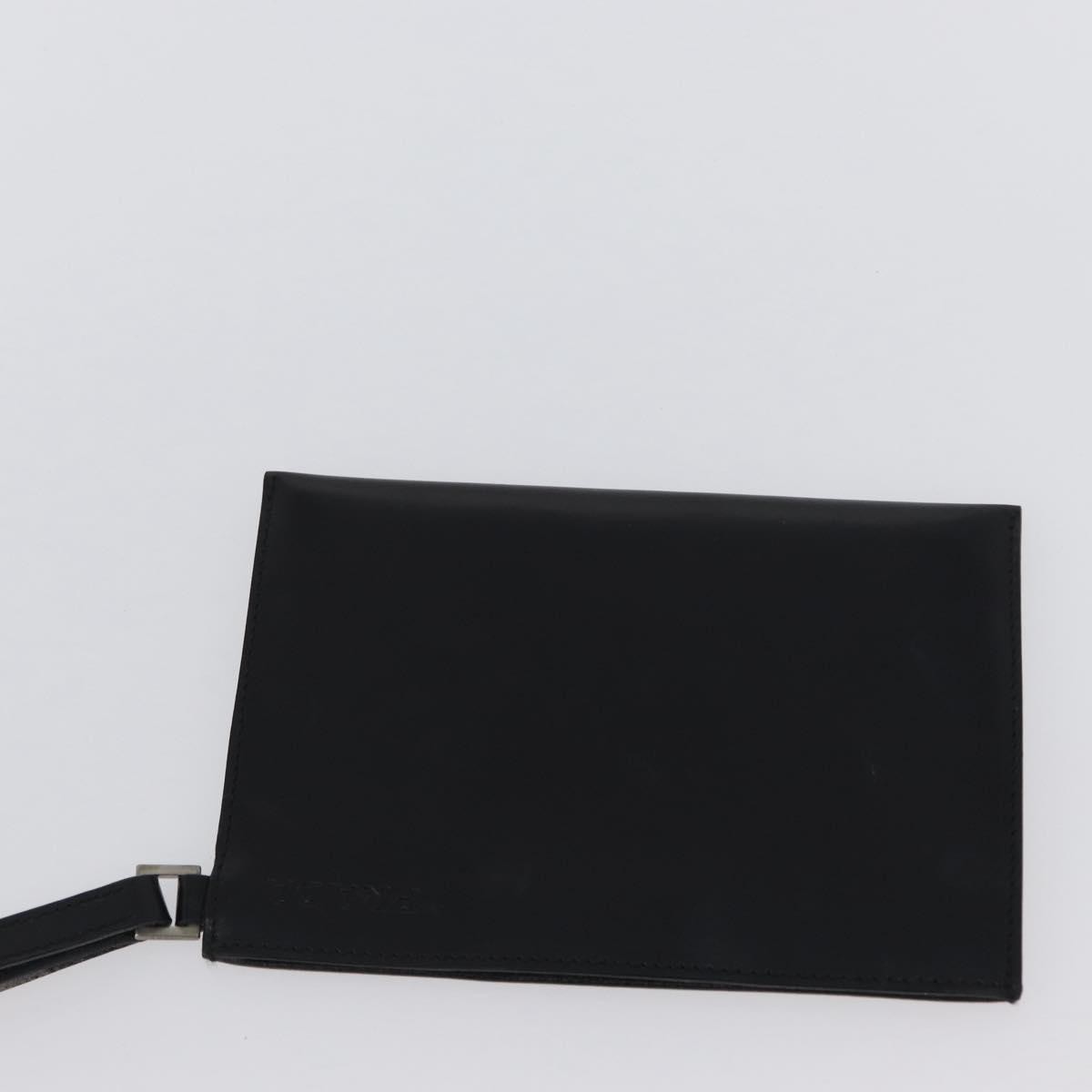 Prada PRADA Tote Bag Leather Black Authentic gh1848